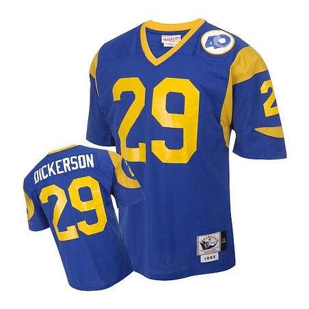 Blue Throwback Eric Dickerson St Louis Rams #29 Football Jersey