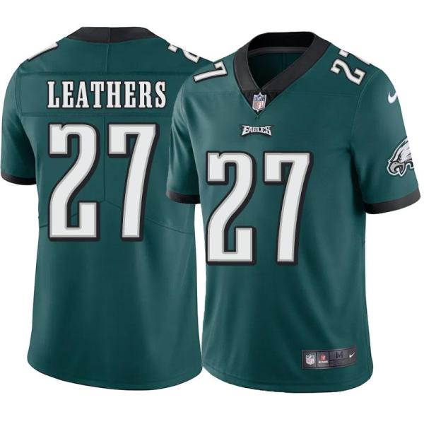 Philadelphia Eagles #27 Milton Leathers Stitched Orange Football Jersey