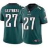 Philadelphia Eagles #27 Milton Leathers Stitched Orange Football Jersey