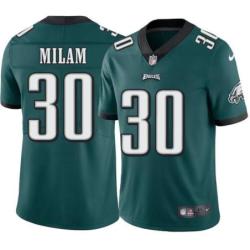 Philadelphia Eagles #30 Barnes Milam Stitched Orange Football Jersey