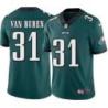 Philadelphia Eagles #31 Ebert Van Buren Stitched Orange Football Jersey
