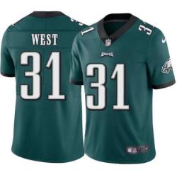 Philadelphia Eagles #31 Troy West Stitched Orange Football Jersey