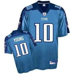 Vince Young Tennessee Football Jersey - Tennessee #10 Football Jersey(Light Blue)