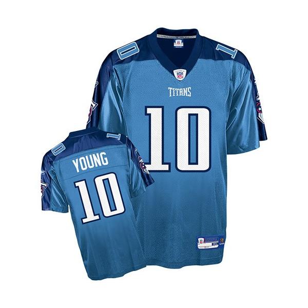 Vince Young Tennessee Football Jersey - Tennessee #10 Football Jersey(Light Blue)