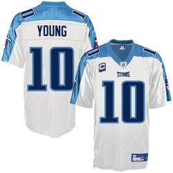 Vince Young Tennessee Football Jersey - Tennessee #10 Football Jersey(White)