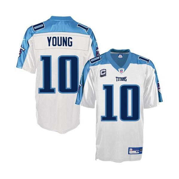 Vince Young Tennessee Football Jersey - Tennessee #10 Football Jersey(White)