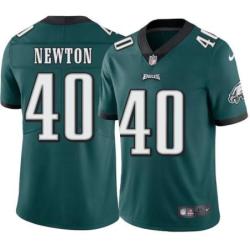Philadelphia Eagles #40 Chuck Newton Stitched Orange Football Jersey