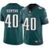 Philadelphia Eagles #40 Chuck Newton Stitched Orange Football Jersey