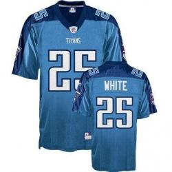 WhLenDale White Tennessee Football Jersey - Tennessee #25 Football Jersey(Light Blue)