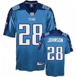 Chris Johnson Tennessee Football Jersey - Tennessee #28 Football Jersey(Light Blue)