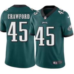 Philadelphia Eagles #45 Charles Crawford Stitched Orange Football Jersey