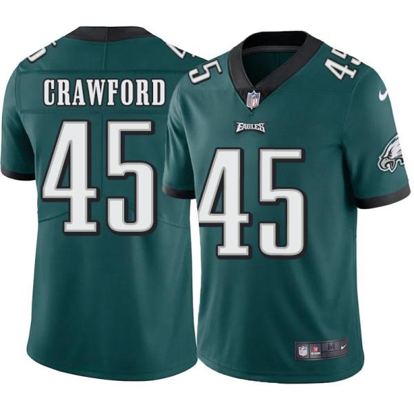 Philadelphia Eagles #45 Charles Crawford Stitched Orange Football Jersey