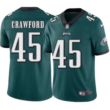 Philadelphia Eagles #45 Charles Crawford Stitched Orange Football Jersey