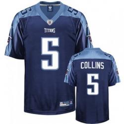Kerry Collins Tennessee Football Jersey - Tennessee #5 Football Jersey(Navy)