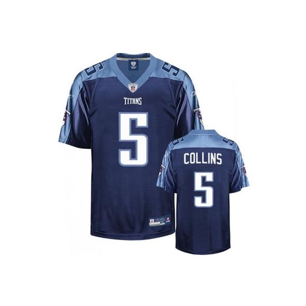 Kerry Collins Tennessee Football Jersey - Tennessee #5 Football Jersey(Navy)