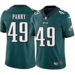 Philadelphia Eagles #49 Josh Parry Stitched Orange Football Jersey