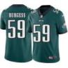 Philadelphia Eagles #59 Derrick Burgess Stitched Orange Football Jersey