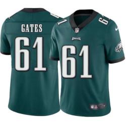 Philadelphia Eagles #61 Nick Gates Stitched Orange Football Jersey