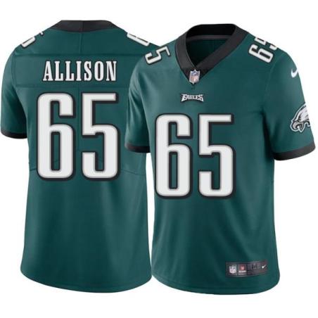 Philadelphia Eagles #65 Henry Allison Stitched Orange Football Jersey