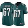 Philadelphia Eagles #67 Jamaal Jackson Stitched Orange Football Jersey