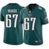 Philadelphia Eagles #67 John Magee Stitched Orange Football Jersey