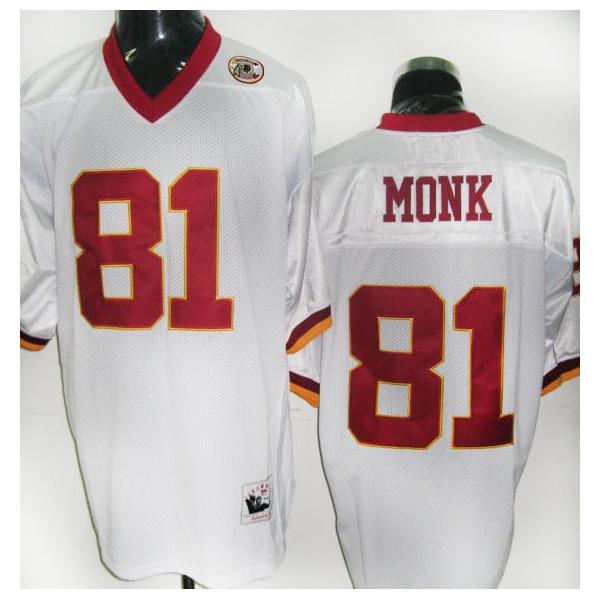 Art Monk Washington Football Jersey - Washington #81 Football Jersey(White)