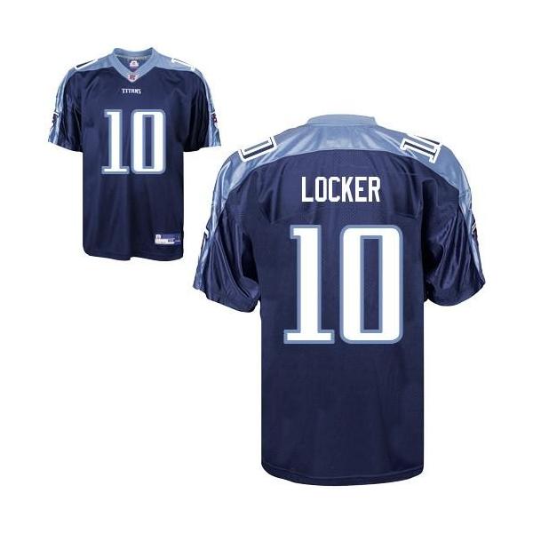 Jake Locker Football Jersey - Tennessee #10 Jersey(Navy)