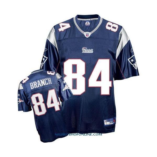 Deion Branch Football Jersey - New England #84 Jersey(Blue)