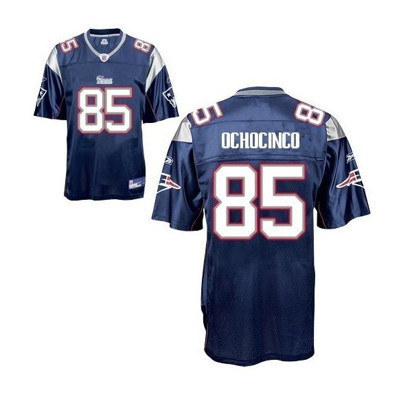 Chad Ochocinco Football Jersey - New England #85 Jersey(Blue)