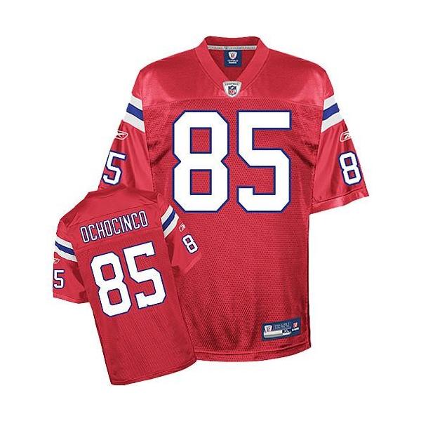 Chad Ochocinco Football Jersey - New England #85 Jersey(Red)