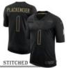 Ryan Plackemeier Black Salute to Service Jersey Seattle Seahawks #1