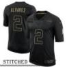 Wilson Alvarez Black Salute to Service Jersey Seattle Seahawks #2