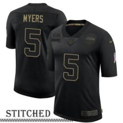 Jason Myers Black Salute to Service Jersey Seattle Seahawks #5