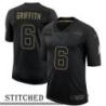 Russell Griffith Black Salute to Service Jersey Seattle Seahawks #6