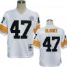 Mel Blount  Football Jersey - Pittsburgh #47 Jersey(White Throwback)