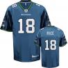 Sidney Rice Football Jersey - Seattle #18 Jersey(Blue)