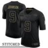 Norm Johnson Black Salute to Service Jersey Seattle Seahawks #9