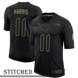 Ronnie Harris Black Salute to Service Jersey Seattle Seahawks #11