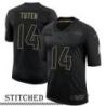 Rick Tuten Black Salute to Service Jersey Seattle Seahawks #14
