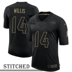 Jason Willis Black Salute to Service Jersey Seattle Seahawks #14