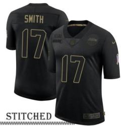 Kevin Smith Black Salute to Service Jersey Seattle Seahawks #17