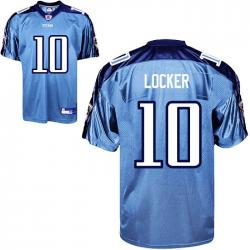 Jake Locker Football Jersey - Tennessee #10 Jersey(Light Blue)