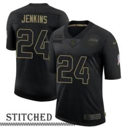 Mel Jenkins Black Salute to Service Jersey Seattle Seahawks #24