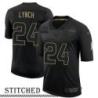 Marshawn Lynch Black Salute to Service Jersey Seattle Seahawks #24