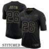 Kerry Justin Black Salute to Service Jersey Seattle Seahawks #26