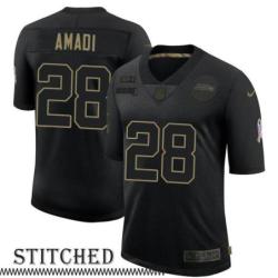 Ugo Amadi Black Salute to Service Jersey Seattle Seahawks #28