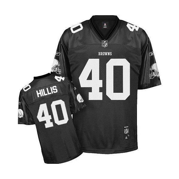 Peyton Hillis Cleveland Football Jersey - Cleveland #40 Football Jersey(Black)