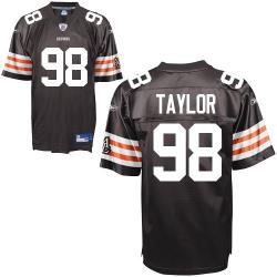 Phil Taylor Cleveland Football Jersey - Cleveland #98 Football Jersey(Brown)