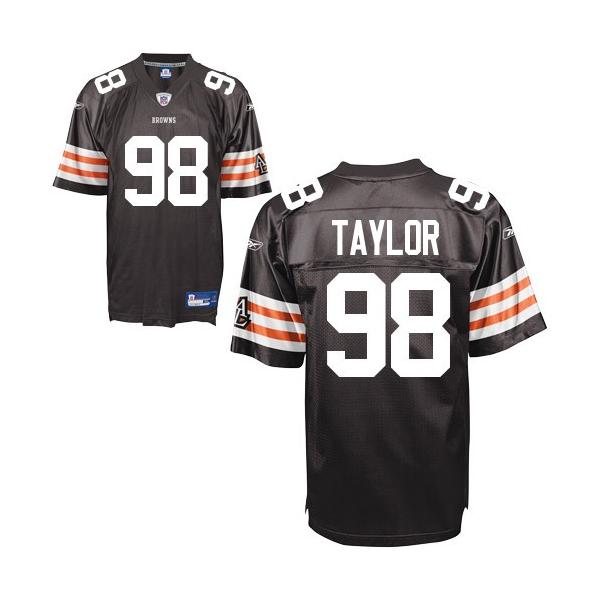 Phil Taylor Cleveland Football Jersey - Cleveland #98 Football Jersey(Brown)