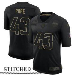 Troymaine Pope Black Salute to Service Jersey Seattle Seahawks #43